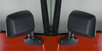 Omix Door Mirror Kit Black- 87-95 Jeep Wrangler YJ