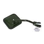 Omix Mirror Head and Arm Blk Left-Side- 55-86 CJ Models