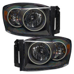 Oracle 07-08 Dodge Ram SMD HL - Black - ColorSHIFT w/ 2.0 Controller
