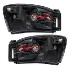 Oracle 07-08 Dodge Ram SMD HL - Black - ColorSHIFT w/ Simple Controller