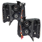 Oracle 07-13 Chevrolet Silverado SMD HL - Black - Round Style - White