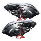 Oracle 08-11 Mercedes Benz C-Class Pre-Assem. Headlights Chrome Housing- w/2.0 Controller
