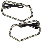 Oracle 08-19 Polaris RZR 570/800/900 Dynamic RGB+W Headlight Halo Kit - - Dynamic