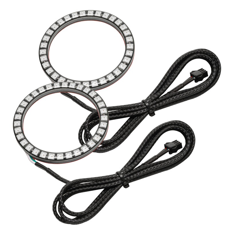 Oracle 15-17 Ford Mustang Dynamic RGB+A Projector Surface Mount Fog Light Halo Kit -