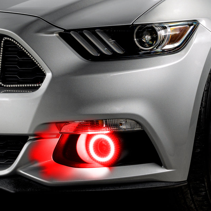 Oracle 15-17 Ford Mustang Dynamic RGB+A Projector Surface Mount Fog Light Halo Kit -