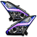 Oracle 15-21 Nissan GT-R RGB+W (Lightning Bolt) Headlight DRL Kit- w/o Controller