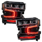 Oracle 19-21 Chevy Silverado 1500 RGB+W Headlight DRL  Kit - ColorSHIFT w/o Controller