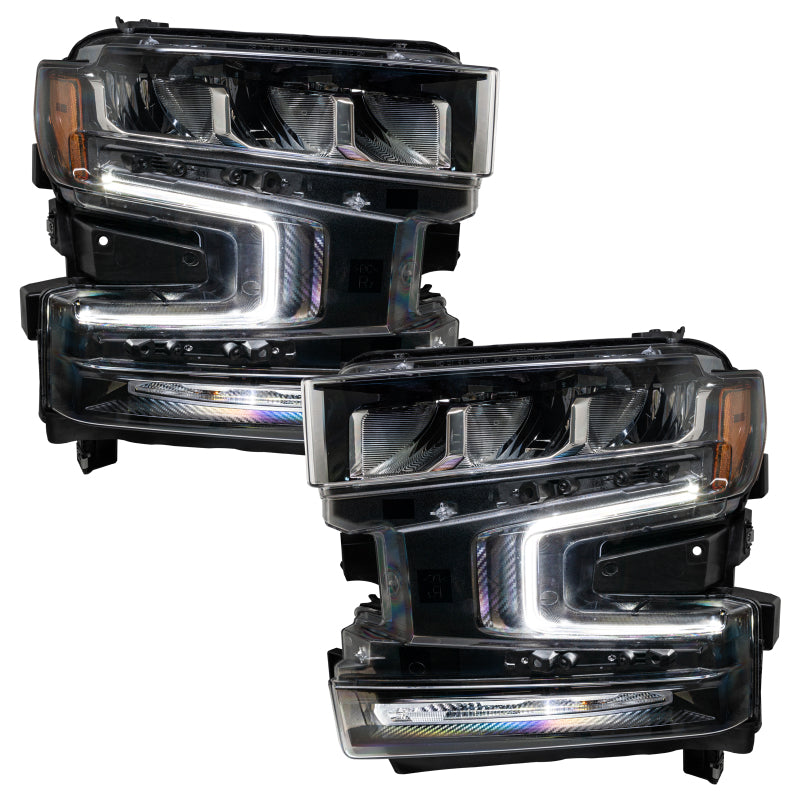 Oracle 19-21 Chevy Silverado 1500 RGB+W Headlight DRL Kit - w/ Simple Controller