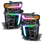 Oracle 20-21 Chevy Silverado HD 2500 RGB+W Headlight DRL Kit - ColorSHIFT w/o Controller