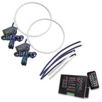 Oracle 21-22 Ford Bronco Headlight Halo Kit w/DRL Bar - Base Headlights -w/2.0 Controller