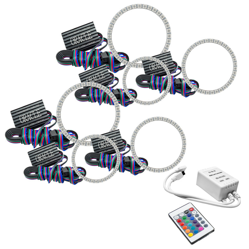 Oracle Chevy Corvette C6 05-13 Halo Kit - Triple - ColorSHIFT w/ Simple Controller