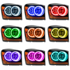 Oracle Dodge Durango 04-06 Halo Kit - ColorSHIFT w/o Controller