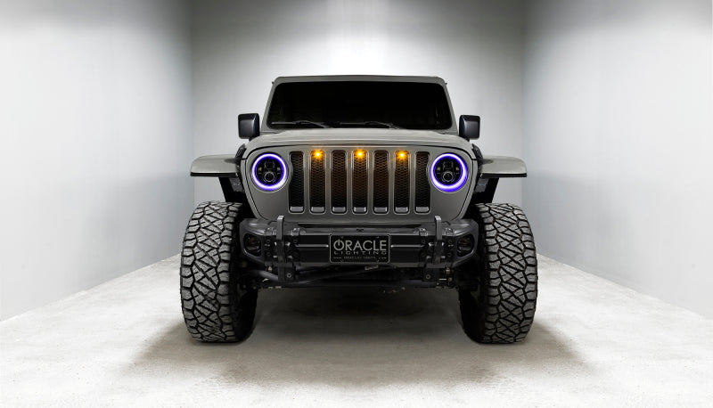 Oracle Jeep Wrangler JL/Gladiator JT 7in. High Powered LED Headlights (Pair) - Dynamic