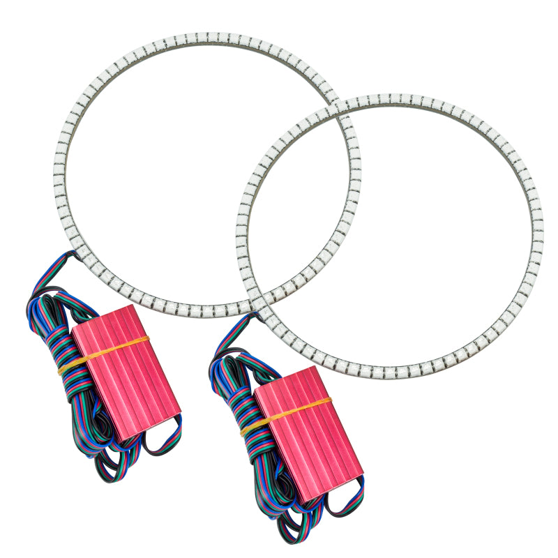 Oracle Jeep Wrangler JL/Gladiator JT LED Surface Mount Headlight Halo Kit- w/o Controller