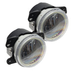 Oracle Lighting 07-09 Jeep Wrangler JK Pre-Assembled LED Halo Fog Lights -Red