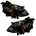 Oracle Lighting 08-12 GMC Acadia Non-HID Pre-Assembled LED Halo Headlights -Red