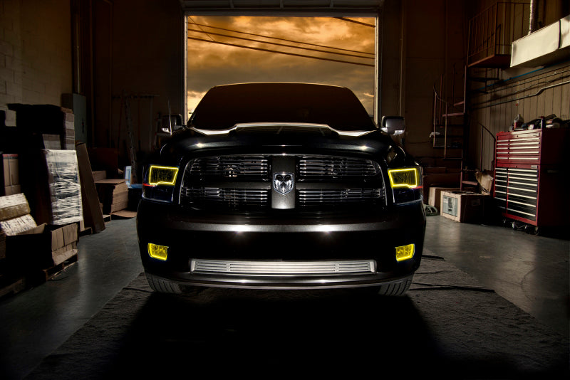 Oracle Lighting 09-18 RAM 1500 Sport Halo Headlights - Blk Housing w/BC1 Controller