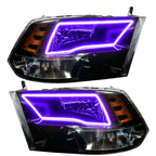 Oracle Lighting 09-18 RAM 1500 Sport Halo Headlights - Blk Housing w/BC1 Controller