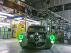 Oracle Pre-Installed Lights 7 IN. Sealed Beam - Red Halo