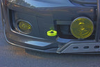 PERRIN 08-14 Subaru WRX & STI / 08-11 Impreza / 05-09 Legacy Tow Hook Kit (Front) - Neon Yellow