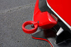 PERRIN 17-21 Honda Civic Si/Type R/Touring/Hatchback Tow Hook Kit Rear - Red