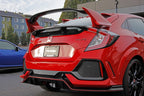PERRIN 17-21 Honda Civic Si/Type R/Touring/Hatchback Tow Hook Kit Rear - Red