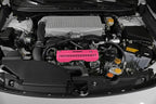 PERRIN 22-26 Subaru WRX Pulley Cover - Hyper Pink (SHORT - For Use w/PERRIN AOS)