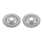 Power Stop 03-10 Audi A8 Quattro Rear Evolution Drilled & Slotted Rotors - Pair