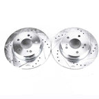 Power Stop 04-08 Chrysler Crossfire Rear Evolution Drilled & Slotted Rotors - Pair