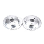 Power Stop 06-10 Jeep Commander Rear Evolution Drilled & Slotted Rotors - Pair