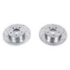 Power Stop 06-11 Buick Lucerne Rear Evolution Drilled & Slotted Rotors - Pair