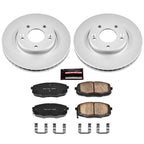 Power Stop 09-12 Hyundai Elantra Front Z17 Evolution Geomet Coated Brake Kit