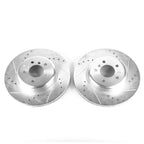 Power Stop 10-17 BMW 535i GT Rear Evolution Drilled & Slotted Rotors - Pair
