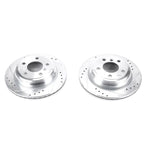 Power Stop 13-18 BMW 320i xDrive Rear Evolution Drilled & Slotted Rotors - Pair