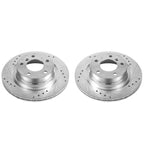 Power Stop 14-16 BMW 228i Rear Evolution Drilled & Slotted Rotors - Pair