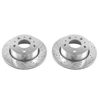 Power Stop 14-19 Ram ProMaster 1500 Rear Evolution Drilled & Slotted Rotors - Pair