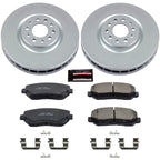 Power Stop 15-17 Chrysler 200 Front Z17 Evolution Geomet Coated Brake Kit