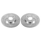 Power Stop 17-19 Buick LaCrosse Front Evolution Drilled & Slotted Rotors - Pair