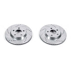 Power Stop 2005 Buick LeSabre Front Evolution Drilled & Slotted Rotors - Pair