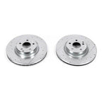 Power Stop 2006 Mercedes-Benz CLS500 Front Evolution Drilled & Slotted Rotors - Pair
