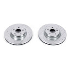 Power Stop 2006 Mercedes-Benz CLS500 Front Evolution Drilled & Slotted Rotors - Pair