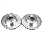 Power Stop 94-95 BMW 540i Front Evolution Drilled & Slotted Rotors - Pair