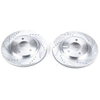 Power Stop 95-96 Buick Regal Front Evolution Drilled & Slotted Rotors - Pair