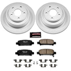 Power Stop 98-03 Subaru Forester Rear Z17 Evolution Geomet Coated Brake Kit