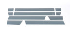 Putco 09-14 Ford F-150 Reg Cab 8ft Long Box - 7in Wide (10pcs) Black Platinum Rocker Panels
