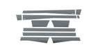 Putco 10-18 RAM 2500 Crew Cab 6.5in- 5.5in Wide w/o Factory Flares 12pcs Blk Platinum Rocker Panels