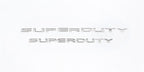 Putco 17-19 Ford SUPERDUTY Letters (Stamped/Stainless Steel) Tailgate/Rear