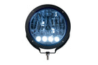 Putco HID Off Road Lamp w/4 LED DayTime Running Lights - 9in Black Housing w/ Blue Tinted Lens