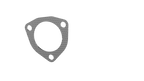 QTP 2.5in Bolt-On QTEC 3 Bolt Gasket