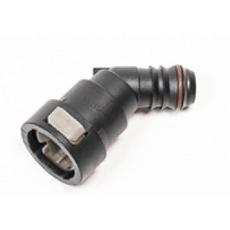 Radium 16mm SAE Female to 45deg 5/8in Barb Radium Engineering Fittings